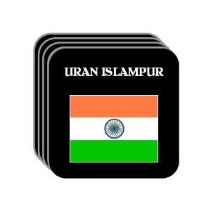  India   URAN ISLAMPUR Set of 4 Mini Mousepad Coasters 