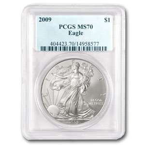  2009 Silver Eagles   MS 70 PCGS 