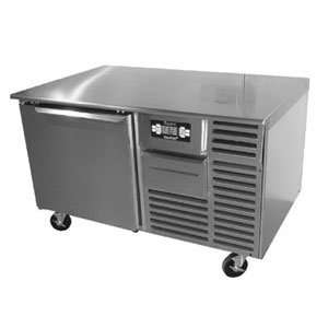   50 lb. Capacity Undercounter Blast Chiller with 6 Casters   Speci