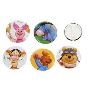    Disney Winnie The Pooh   Set of 5 Clip Badges Toys & Games