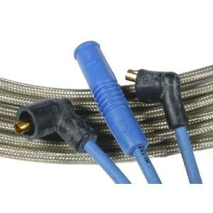   Accel 8005B Armor Shield Blue Braided Spark Plug Wire Set Automotive