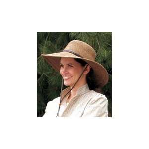  Brown 50 UPF Sun Protection Straw Hat by BagnBasket