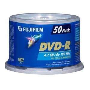 Fujifilm Media 25302478 DVD R 4.7GB 120 Minutes Printable 16X White 