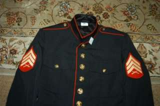 US Marine Corps Dress Blue Uniform 44L NEW USMC  