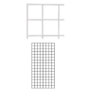  White Wire Grid Panel  2 X 4 Arts, Crafts & Sewing