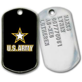 Military Dog Tags with U.S. Army Tag  
