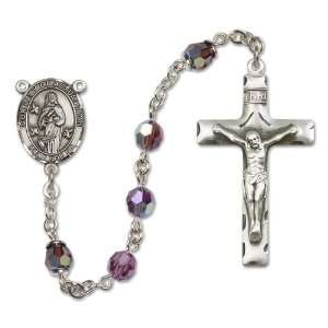  Our Lady of Assumption Amethyst Rosary Jewelry