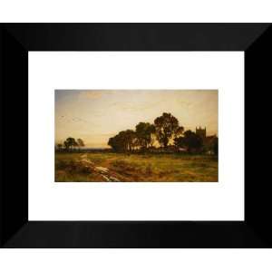  The Close of Day Worvestershire Meadows 15x18 Framed Art 