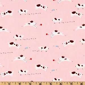  44 Wide Moda Sherbet Pips Puppy Pink Lemonade Fabric By 