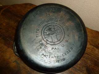 GRISWOLD TITE TOP & DUTCH OVEN CAST IRON ERIE USA #8  
