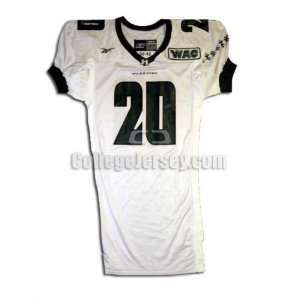   No. 20 Game Used Hawaii Reebok Football Jersey