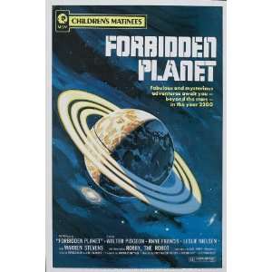  Forbidden Planet (1956) 27 x 40 Movie Poster Style B