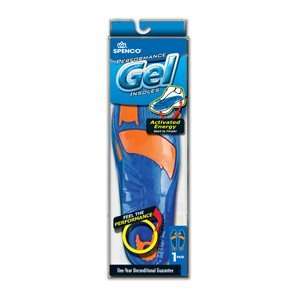  PACK OF 3 EACH SPENCO GEL INSOLE 3981803 8 10 PT 