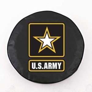United States Army Black Tire Cover, Small  Sports 
