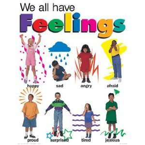  FRANK SCHAFFER PUBLICATIONS CHART WE ALL HAVE FEELINGS17 X 