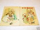 vintage book in the nursery childre ns stories pict ures