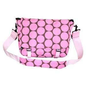  Unique Big Dots Pink Original Messenger Bag By Ashley 