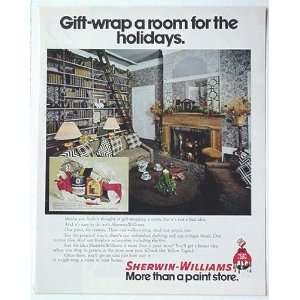    Williams Paint Gift Wrap a Room Print Ad (2494)