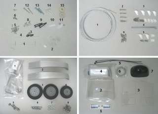 Interlocking parts the fuselage resulting in scale accuracy and ease 