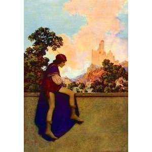  Vintage Art Knave Watching Violetta Depart   Giclee Fine 