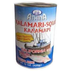 Squid   Calamari (Athina) 15oz (425g) or Krinos or Ligo  