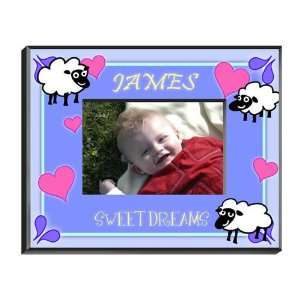 Personalized Counting Sheep Frame (Boy) 