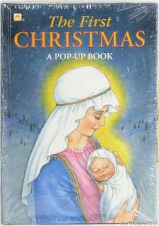 THE FIRST CHRISTMAS A Golden Pop Up Book SEALED NEW 93 9780307124647 