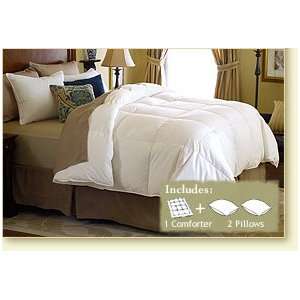   Hotel Collection White Goose Down Bed Bundle   Twin