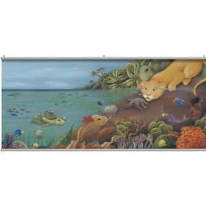  Undersea Wallpaper Mural Undersea Minute Mural by Marisol 