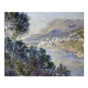   VIew Of Cape Martin, Monte Carlo Giclee Canvas