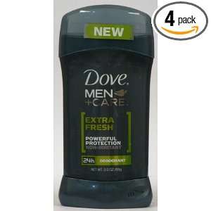  Dove Men + Care 24 Hour Deodorant, Extra Fresh, 3 Oz (Pack 