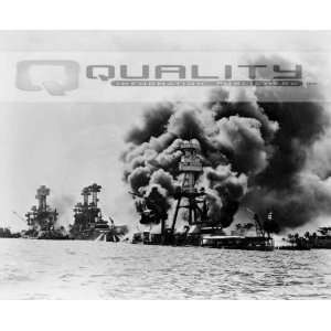   War Two (WWII) Pearl Harbor Attack [8 x 12 Photograph]