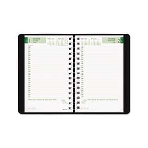 EcoLogix Recycled Daily Planner, 30 Minute Appts., Wirebound, 8 x 5, B
