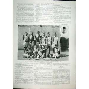    Camel Convoy Dinkas Soudan Africa Dinka Tribe 1902