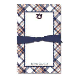 Auburn University Plaid Notepad