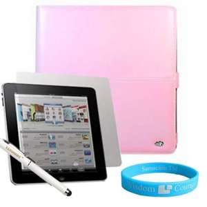  Case for Apple iPad + Screen Protector + Executive White Stylus Pen 