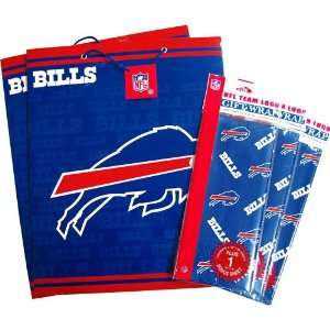  Pro Specialties Buffalo Bills Large Size Gift Bag & Wrapping Paper 