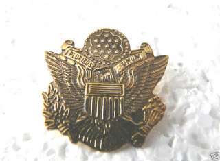 UNITED STATES ARMY SEAL MILITARY PIN ( 1 INCH )  