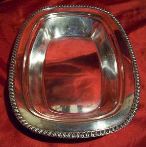 Antique Lehman Brothers Silver on Copper Dish  
