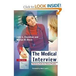   Interview) [Paperback])(2005) J.L. Coulehan M. R. Block Books