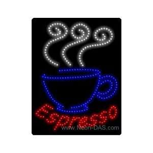  Espresso Outdoor LED Sign 31 x 24