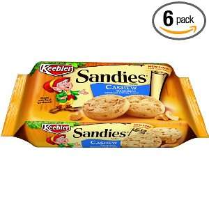 Keebler Sandies Cashew Cookies, 12.8 count (Pack of 6)  