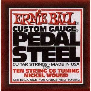  Ernie Ball Pedal Steel Guitar   Nickel Wound 10 String C6 