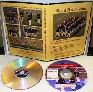 USMC Marine Corps Silent Drill Team DVD+Challenge Coin  