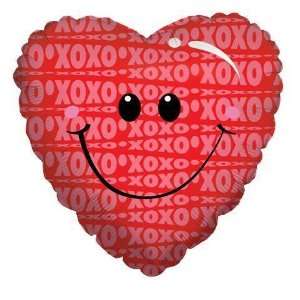  Love Balloons   18 Xoxo Smiley Silver Lining Toys & Games