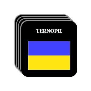 Ukraine   TERNOPIL Set of 4 Mini Mousepad Coasters