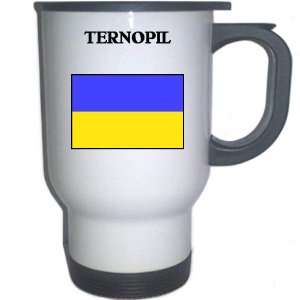 Ukraine   TERNOPIL White Stainless Steel Mug