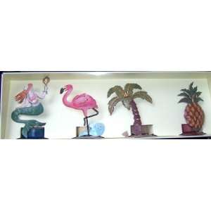   Pc. Set Mermaid, Flamingo, Palm Tree, Pineapple