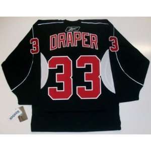  Kris Draper Detroit Red Wings Black Rbk Jersey Sports 