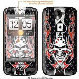  Protective Decal Skin STICKER for HTC Desire case cover 
